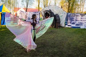 Lebendiges Mittelalter auf den Wiesen am Chiemsee im Seepark Bernau – Felden
