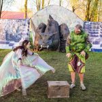 Lebendiges Mittelalter auf den Wiesen am Chiemsee im Seepark Bernau – Felden