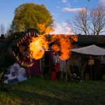 Lebendiges Mittelalter auf den Wiesen am Chiemsee im Seepark Bernau – Felden