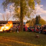 Lebendiges Mittelalter auf den Wiesen am Chiemsee im Seepark Bernau – Felden
