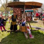 Lebendiges Mittelalter auf den Wiesen am Chiemsee im Seepark Bernau – Felden