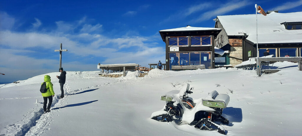 Hochrieshütte heute Morgen