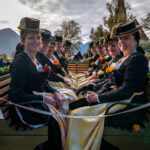 Traditioneller Leonhardiritt in Nußdorf