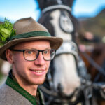 Traditioneller Leonhardiritt in Nußdorf